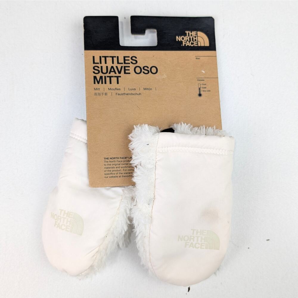 The North Face Baby Small Little Suave Osolito Mitts -Gardenia White